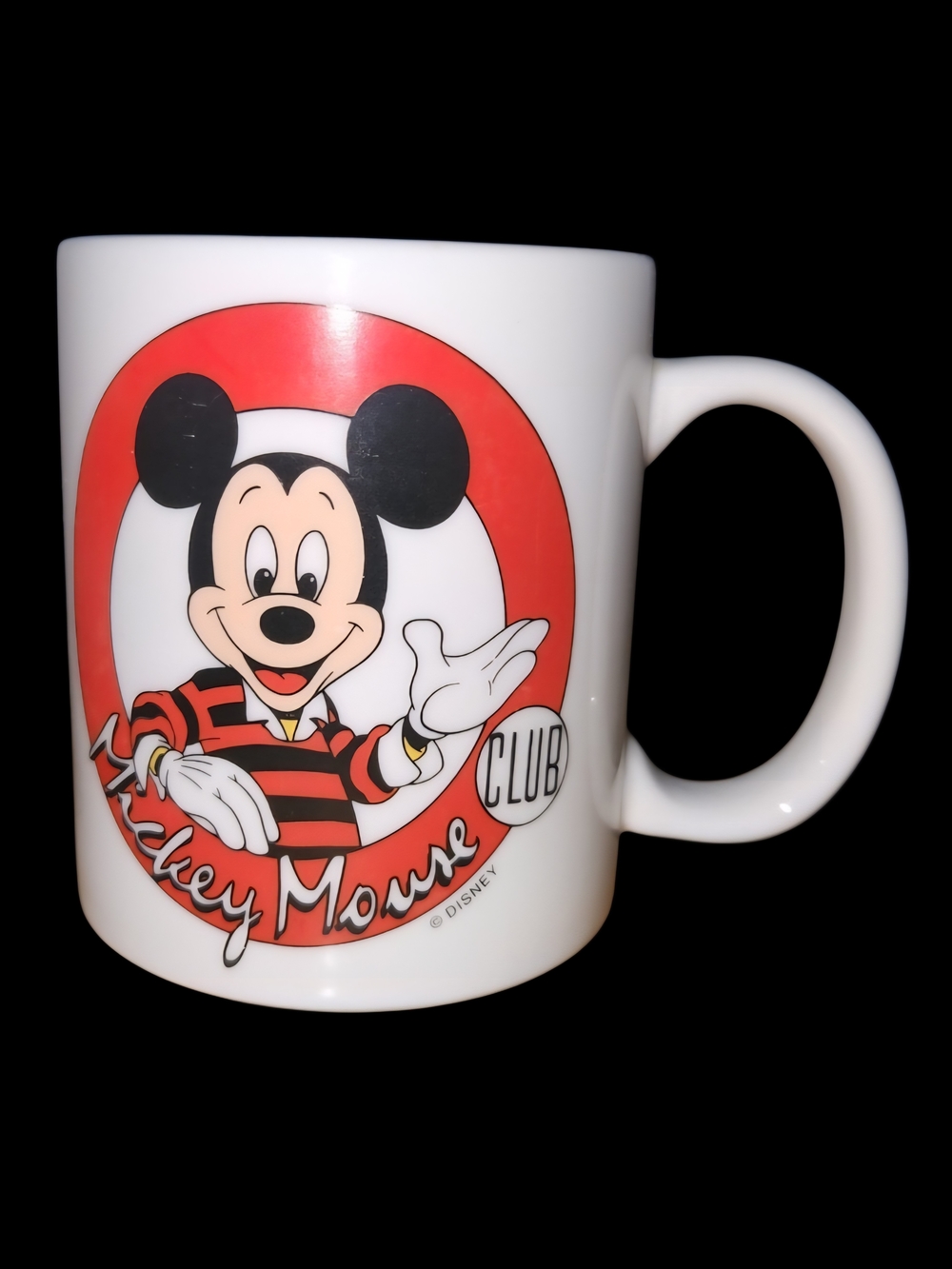 Disney White Mug with Mickey Mouse Red Graphic